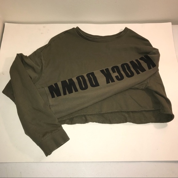H&M Tops - Divided Sweatshirt Crop Top